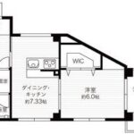 35.32㎡　1DK(間取)