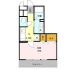 1K　南向き！(間取)