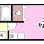 1K 24.3㎡(間取) 1K 24.3㎡(間取)