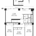 3LDK 129㎡(間取)