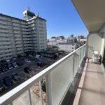 南向きの明るいバルコニー♪