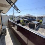 南向きの明るいバルコニー♪