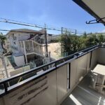 南向きの明るいバルコニー