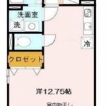 広々12.75帖のお部屋！(間取)