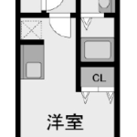 1R 25.67㎡(間取)