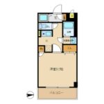 東向き1Kのお部屋！(間取)