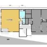 49.85㎡　1F部分(間取)