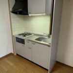 2口コンロ・グリル付き！(キッチン)