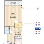 1K(間取) 1K(間取)