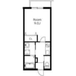 東向き広々9帖のお部屋 (間取)