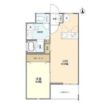 1LDK(間取) 1LDK(間取)