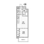 1LDK(間取) 1LDK(間取)