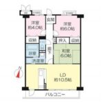 南向きの3LDK(間取) 南向きの3LDK(間取)